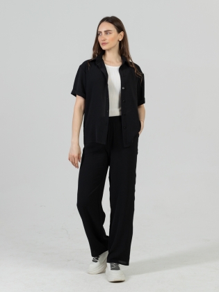 Женская одежда, костюм, артикул: 039-0915, Цвет: черный,  Фабрика Трика, фото №1.