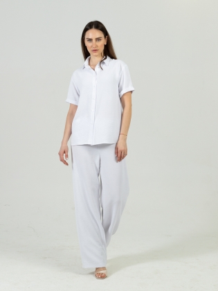 Женская одежда, костюм, артикул: 039-0916, Цвет: белый,  Фабрика Трика, фото №1.