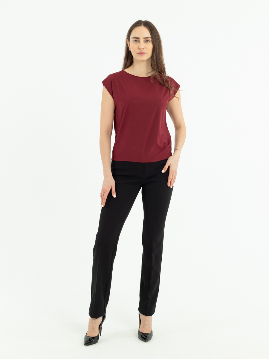 Женская одежда, блуза, артикул: 989-0883, Цвет: Бордовый,  Фабрика Трика, фото №1