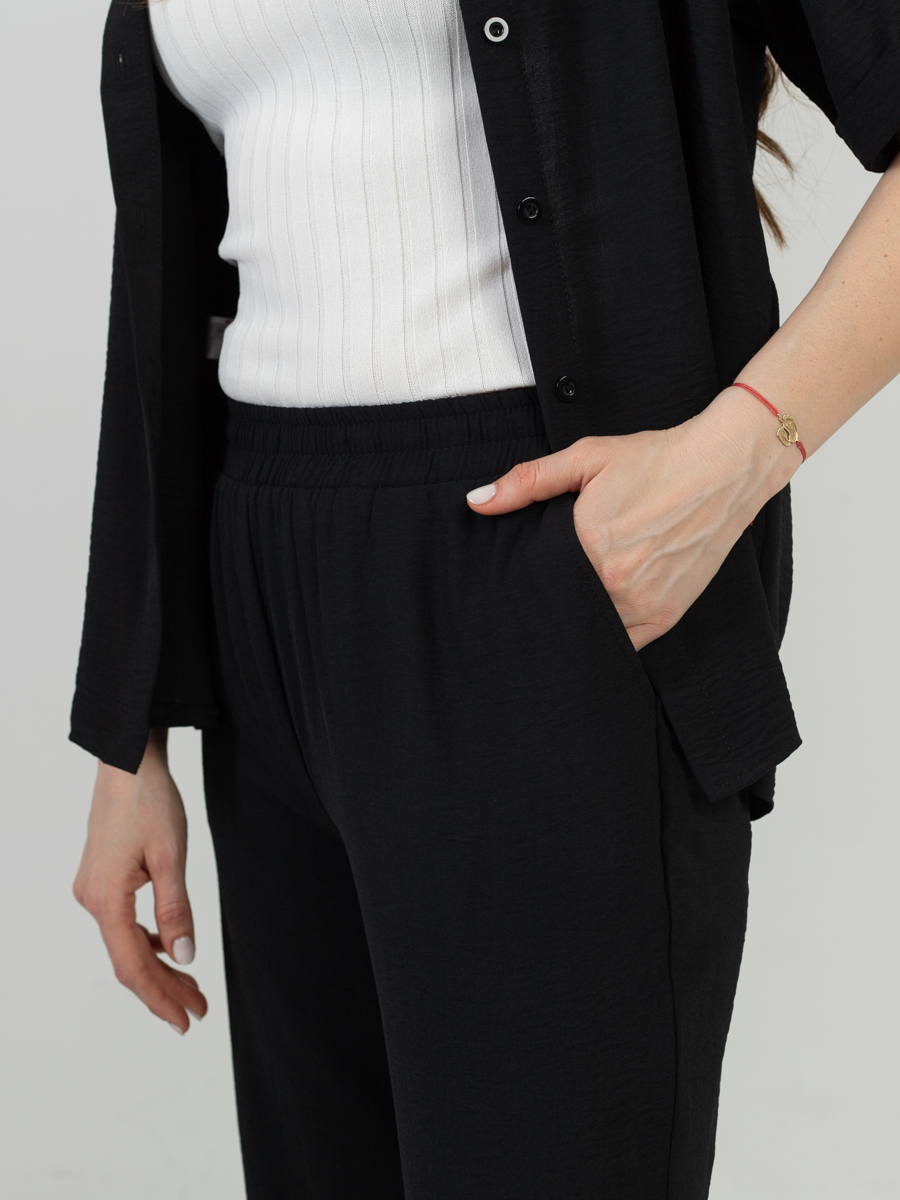 Женская одежда, костюм, артикул: 039-0915, Цвет: черный,  Фабрика Трика, фото №1