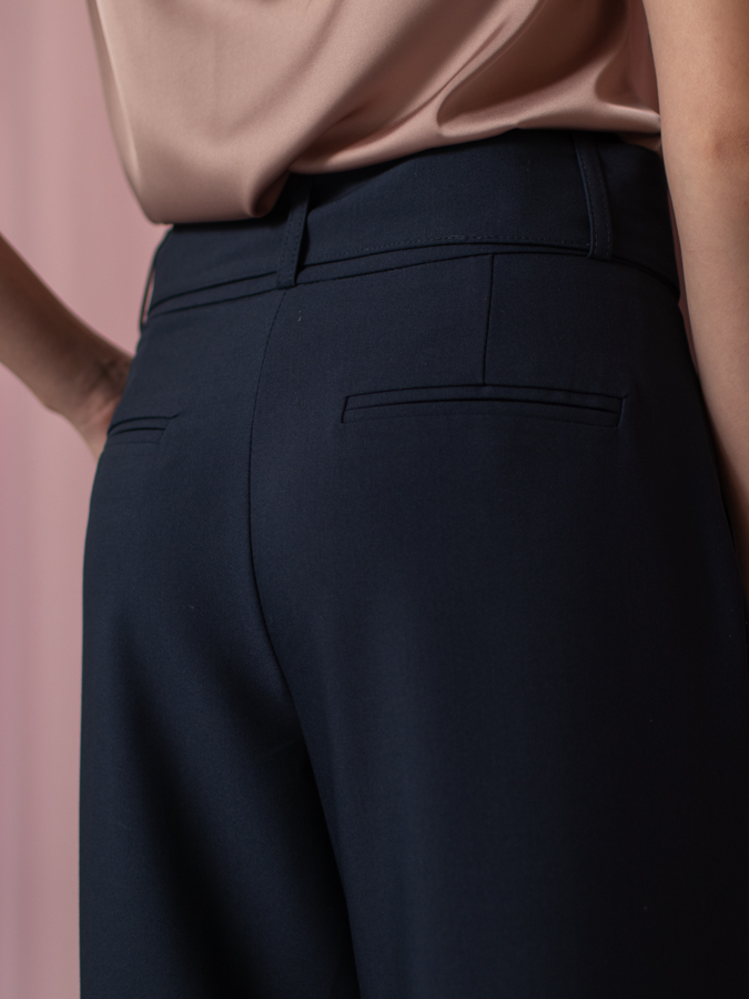 Женская одежда, брюки, артикул: 4445-0187, Цвет: синий,  Фабрика Трика, фото №1