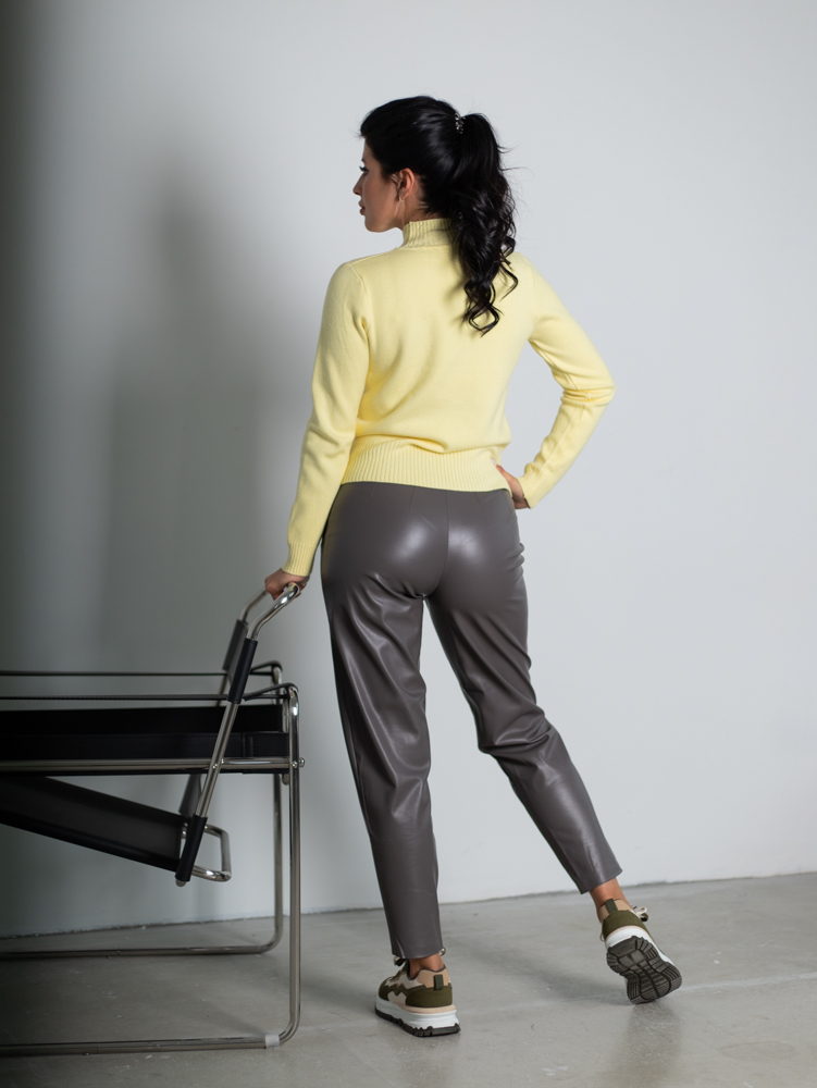 Женская одежда, брюки из экокожи, артикул: 4459-0614, Цвет: ,  Фабрика Трика, фото №1