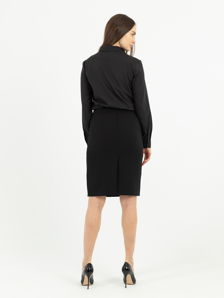 Женская одежда, юбка, артикул: 1063-35, Цвет: черный,  Фабрика Трика, фото №1